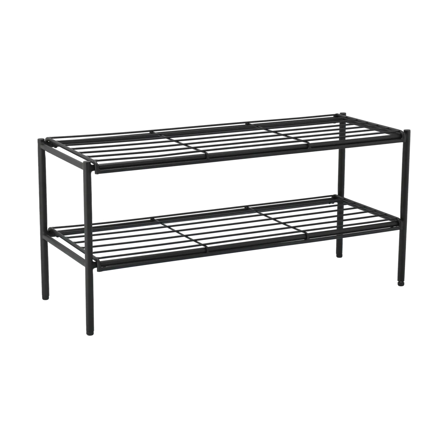 Scandi Living Nod Schuhregal 80x30x37 cm Black