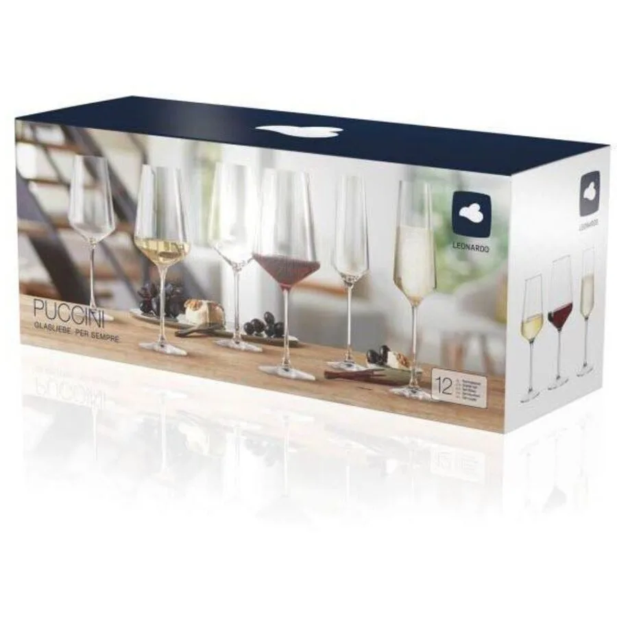 Weingläser-Set Leonardo transparent Kristallglas H 26 cm 750 l 12 Stk