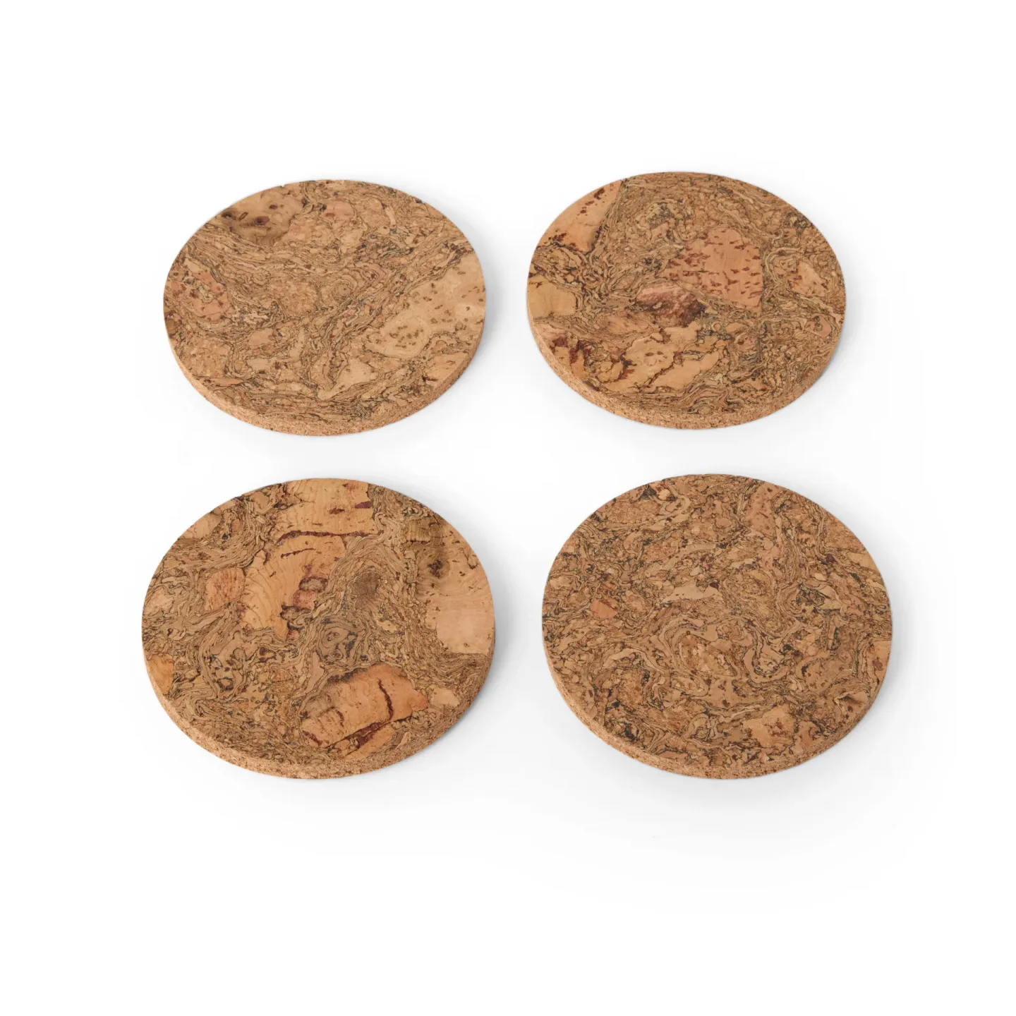 Formgatan Cork glasunderlägg 4-pack Natural