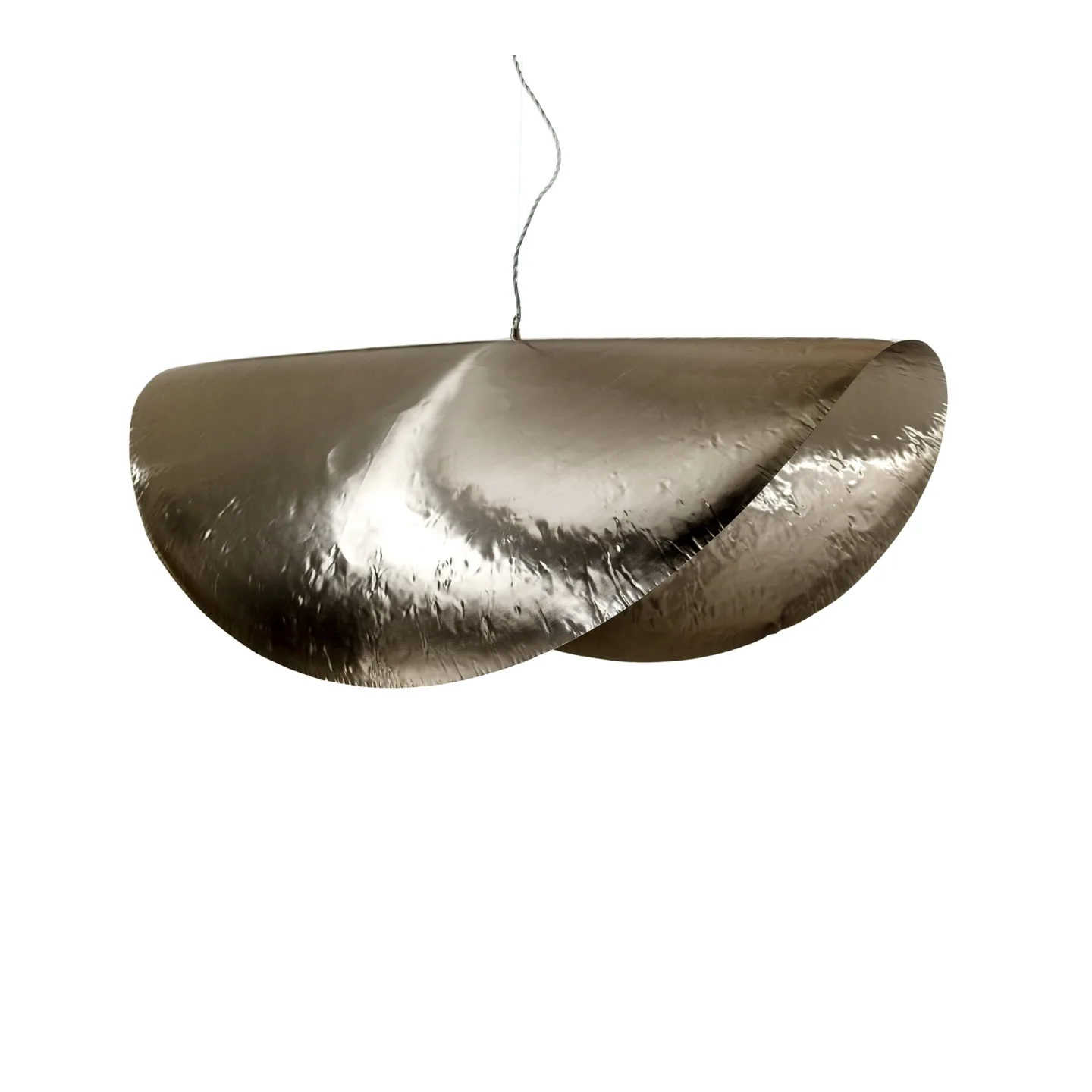 Gervasoni - Silver 96 Suspension Lamp Ø 120 - Pendellampor - Paola Navone - Silver