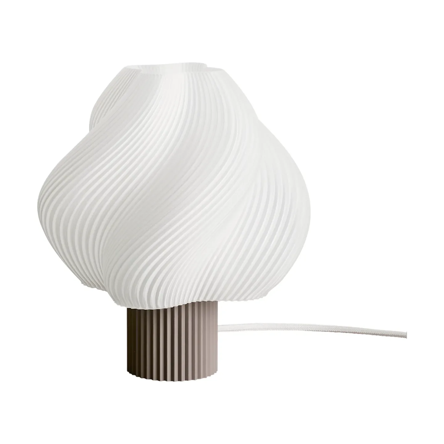 Crème Atelier Soft Serve bordslampa Mocha, Regular, 26 cm