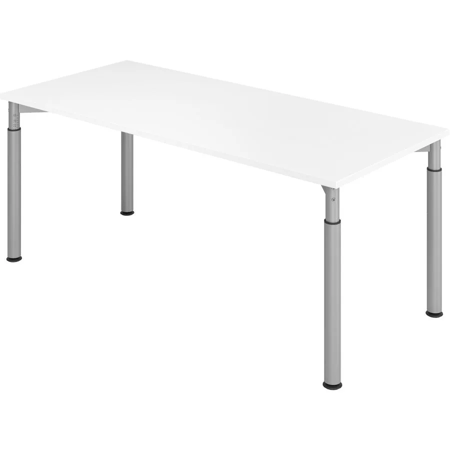 Schreibtisch Office Weiss Holz 180 cm - Material: Holzwerkstoff