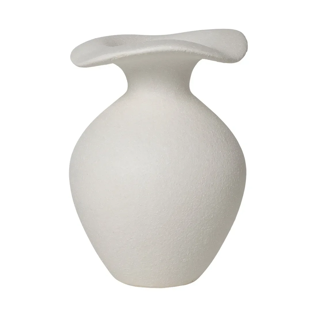 Broste Copenhagen Florentina Vase XS 14 cm White