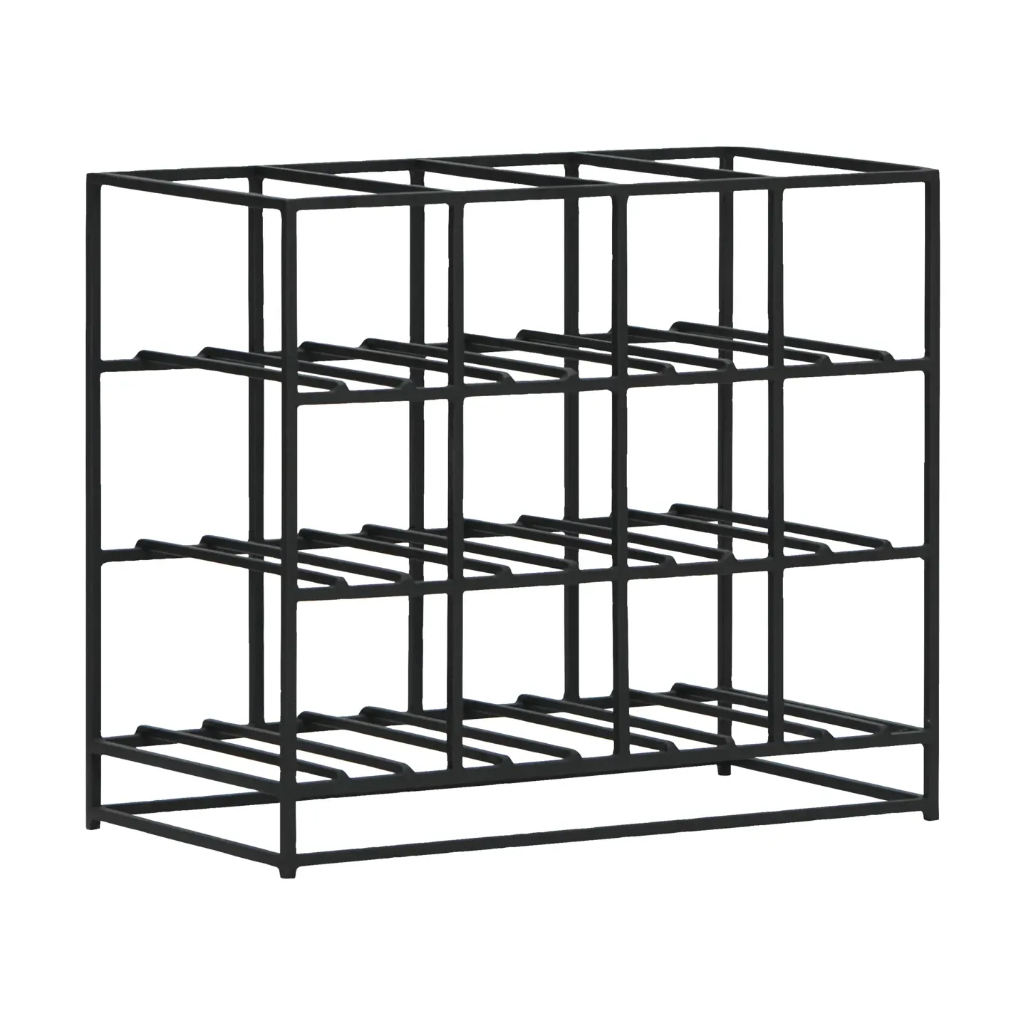 House Doctor House Doctor Weinregal 12-Flaschen 41x35 cm Schwarz