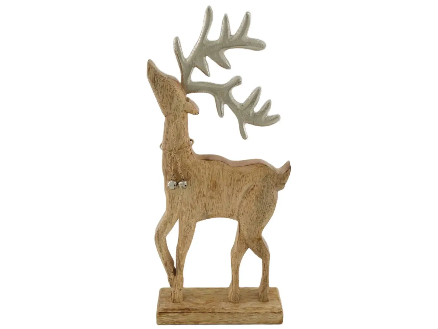 Decofinder Figur Rentier, Mangoholz H: 38 cm | Schubiger Möbel