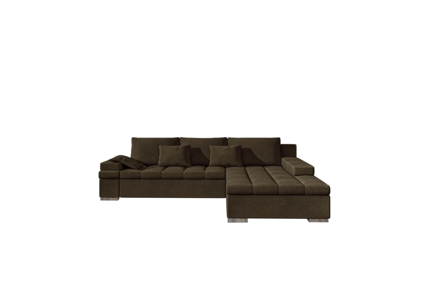 Naoma Soffa med Divan 3-sits - Brun
