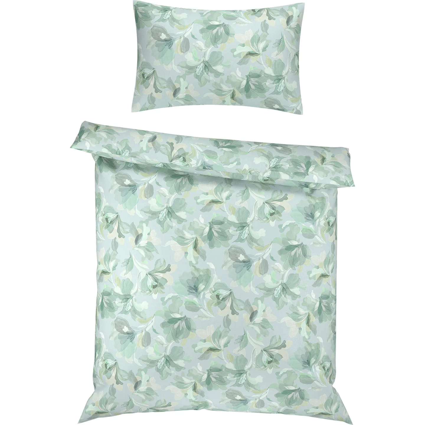 Bettgarnitur - Farbe: türkis - Material: Baumwolle - 92