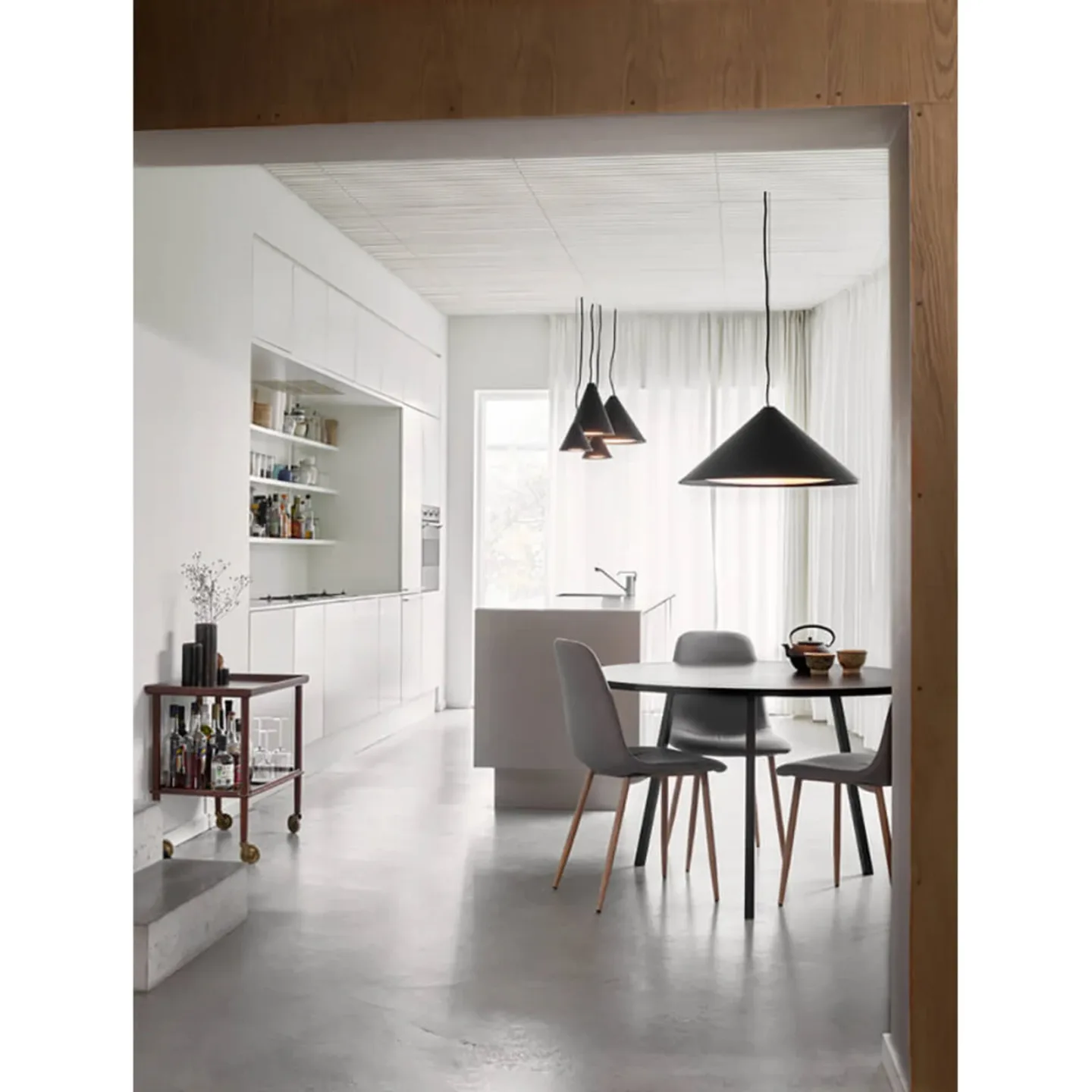 Keglen 400 LED Pendel Svart - Louis Poulsen - Stue - Aluminium