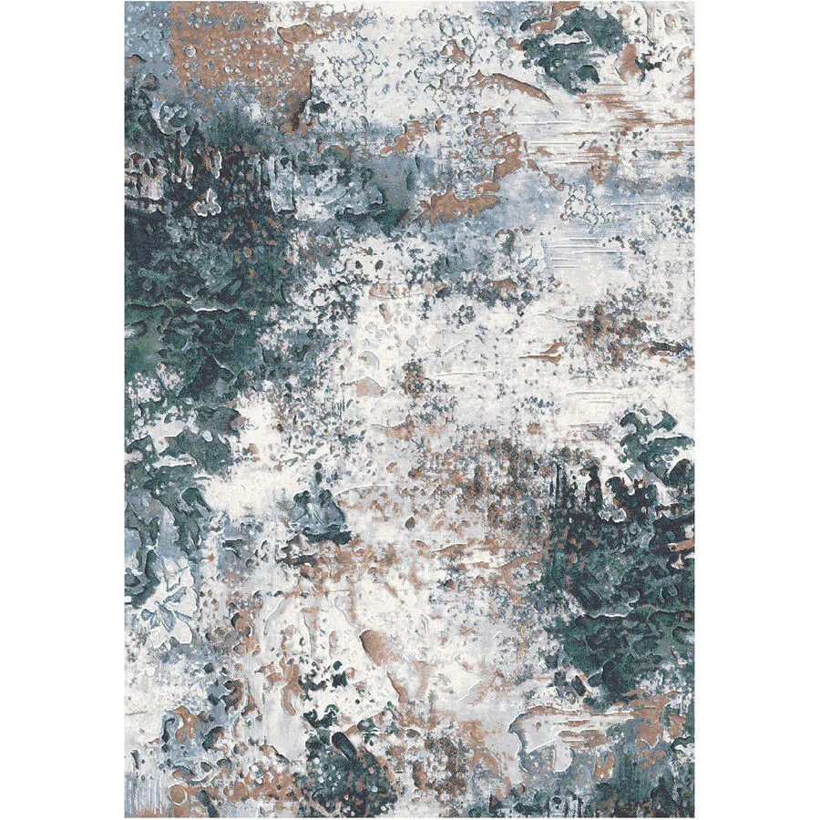 Teppich Argentum grau/beige Anderes Muster Polypropylen 160 x 230 cm