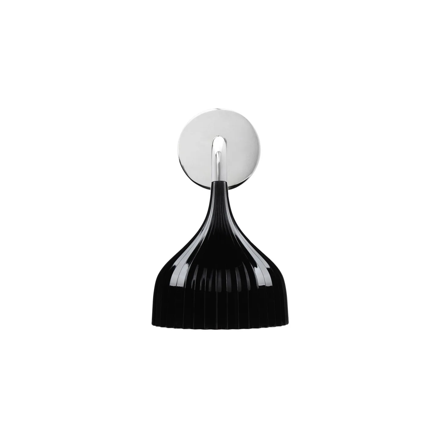 Kartell - È Wall Lamp Black - Sänglampor - Ferruccio Laviani - Svart - Metall/Plast