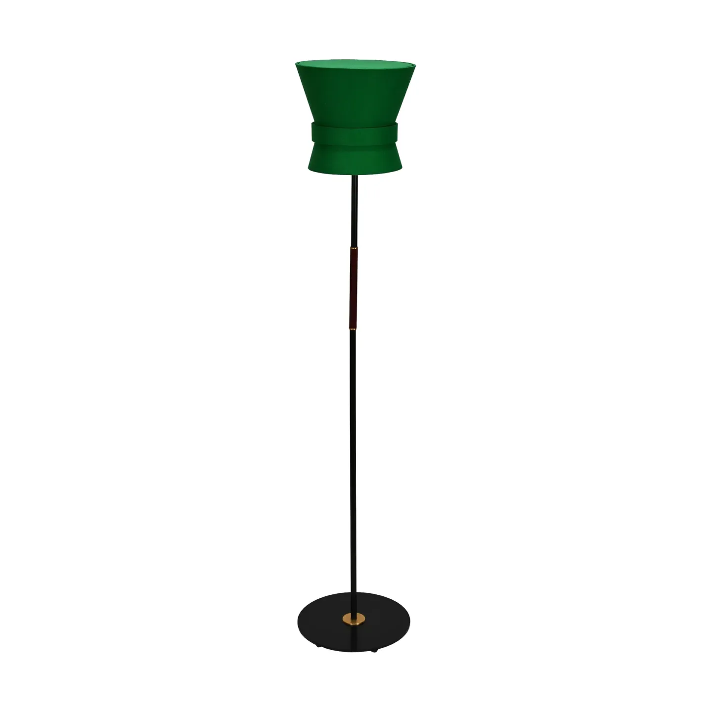 Örsjö Belysning Bow Stehleuchte Schwarz-emerald green, klein 147 cm