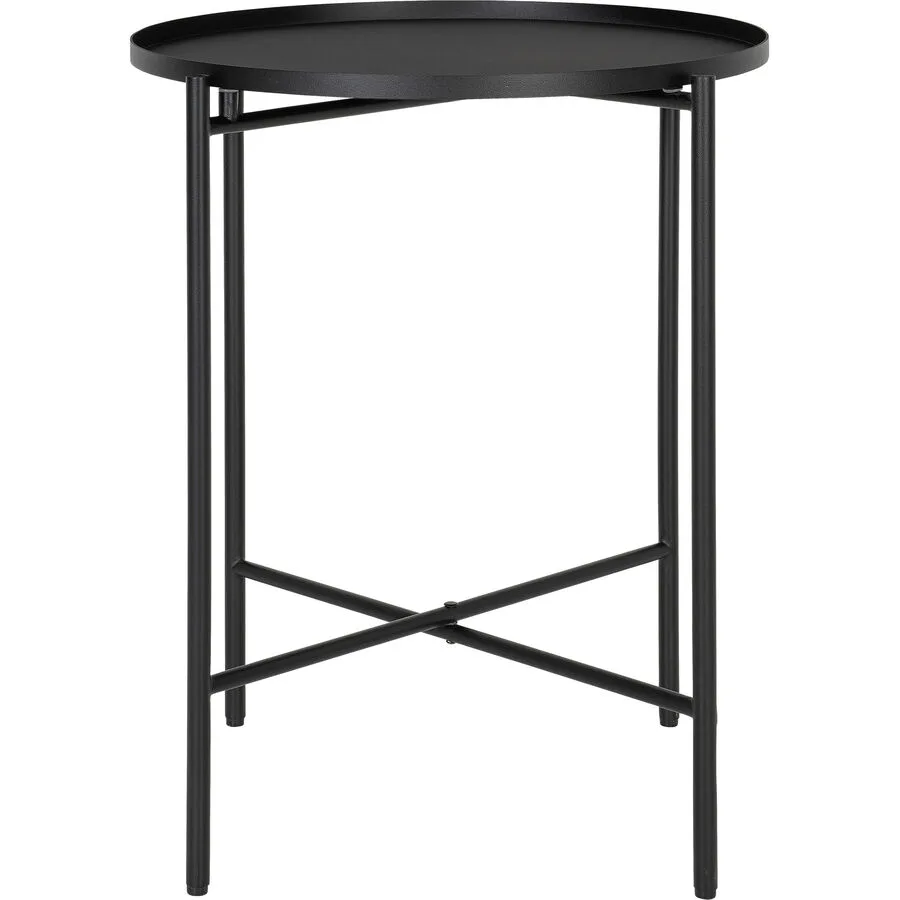 Beistelltisch Kim Schwarz Metall 40 cm