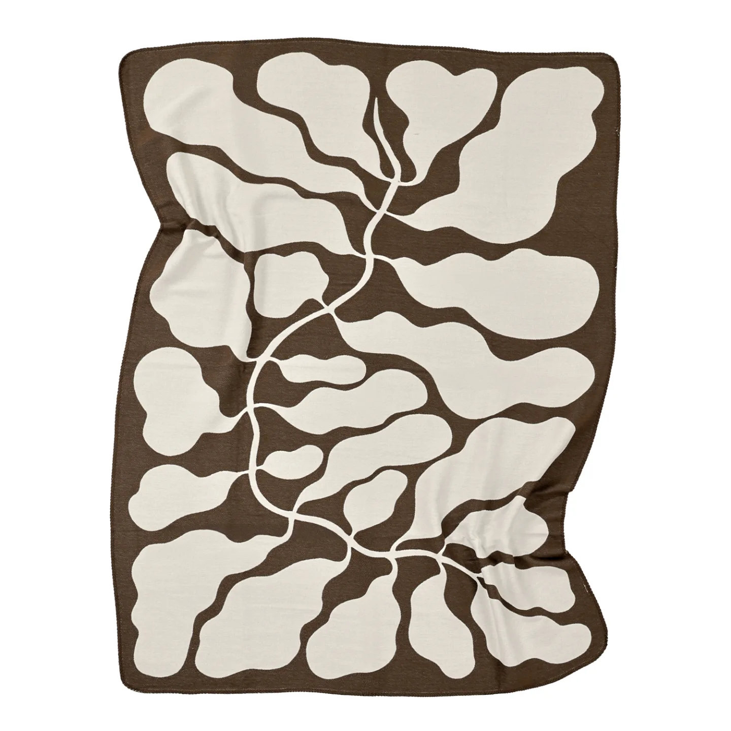 Pledd - Katalia Jacquard Blanket (brun) (Størrelse: 130 x 180 cm)