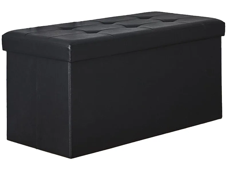 Hocker BILBAO 37.5x76.5x37.5cm schwarz
