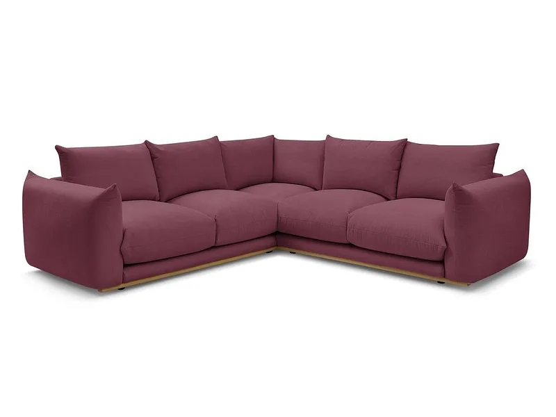 Ecksofa BOBOCHIC ERNEST Stoff rot