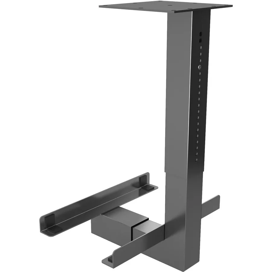 Monitorständer Office Grau Metall B 21.5 H 53 cm - Farbe: Graphit