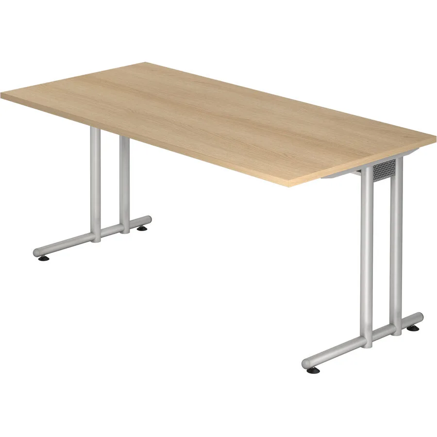 Schreibtisch Office eiche Holzwerkstoff B 160 T 80 cm