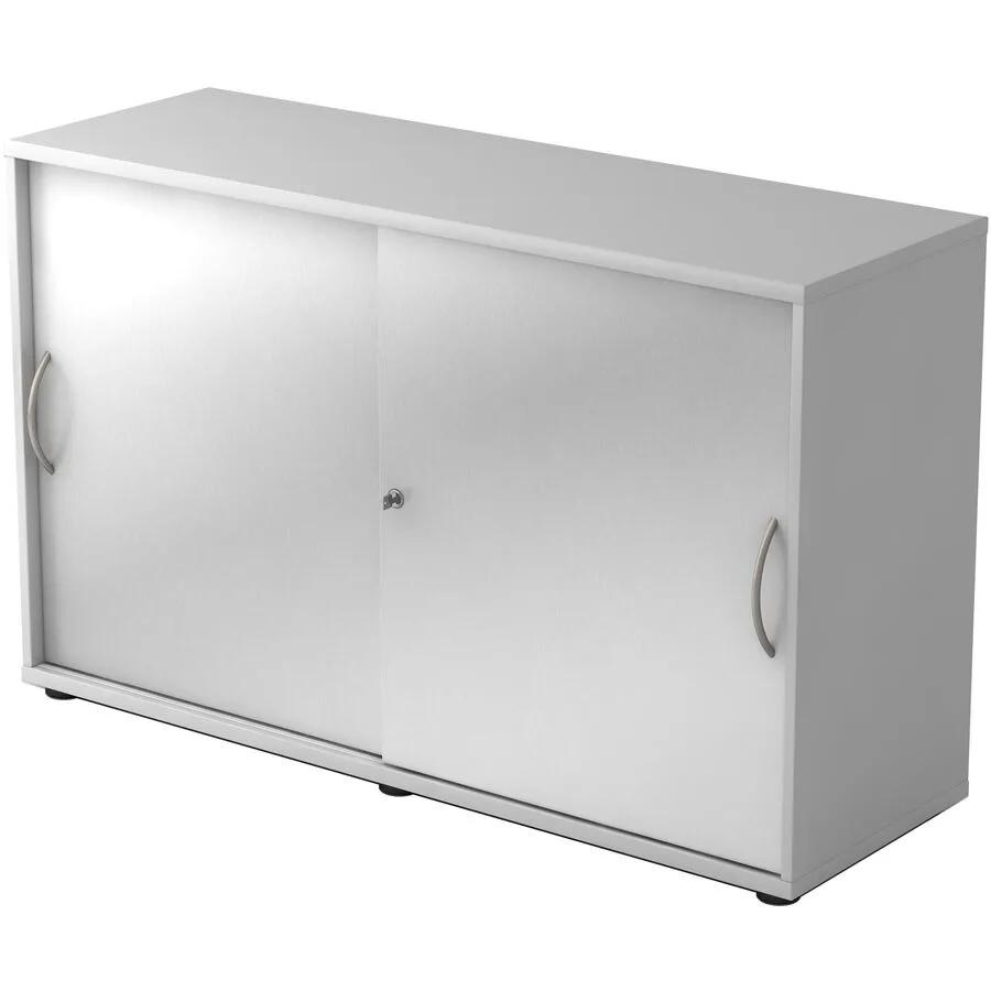 Aktenschrank Office silber Holzwerkstoff B 120 cm H 74.8 cm
