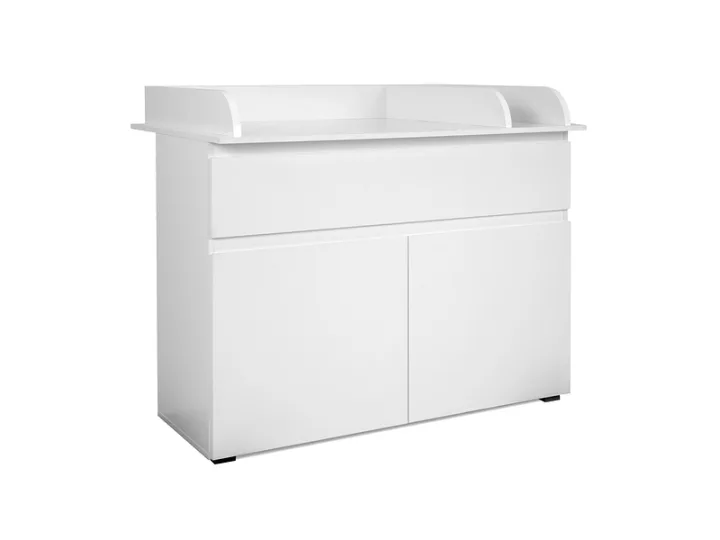 Wickeltisch ELOA 2 Türen 1 Schublade 77x120x102cm weiss melamin