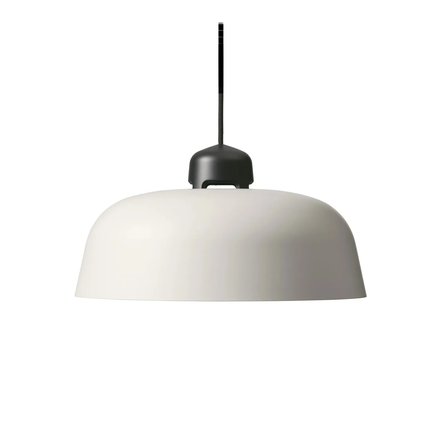 Wastberg+ - Dalston w162s2 Pendellampa, Silk Grey, Stor Skärm, Inkl. Svart LED Enhet, 2700K, Max 9W, Dimbar - Pendellampor - Kim Colin,Sam Hecht - Grå