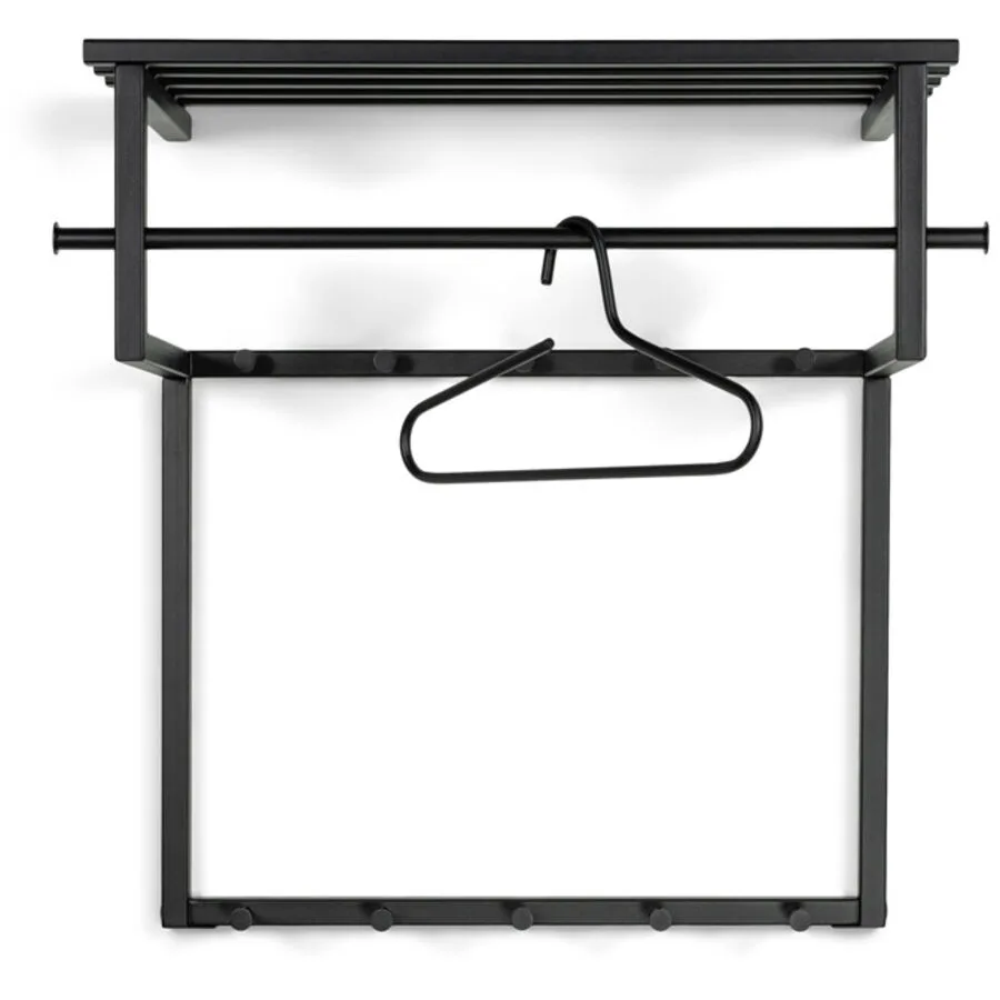 Spinder Design Garderobe Hesta Schwarz Stahl 76 cm