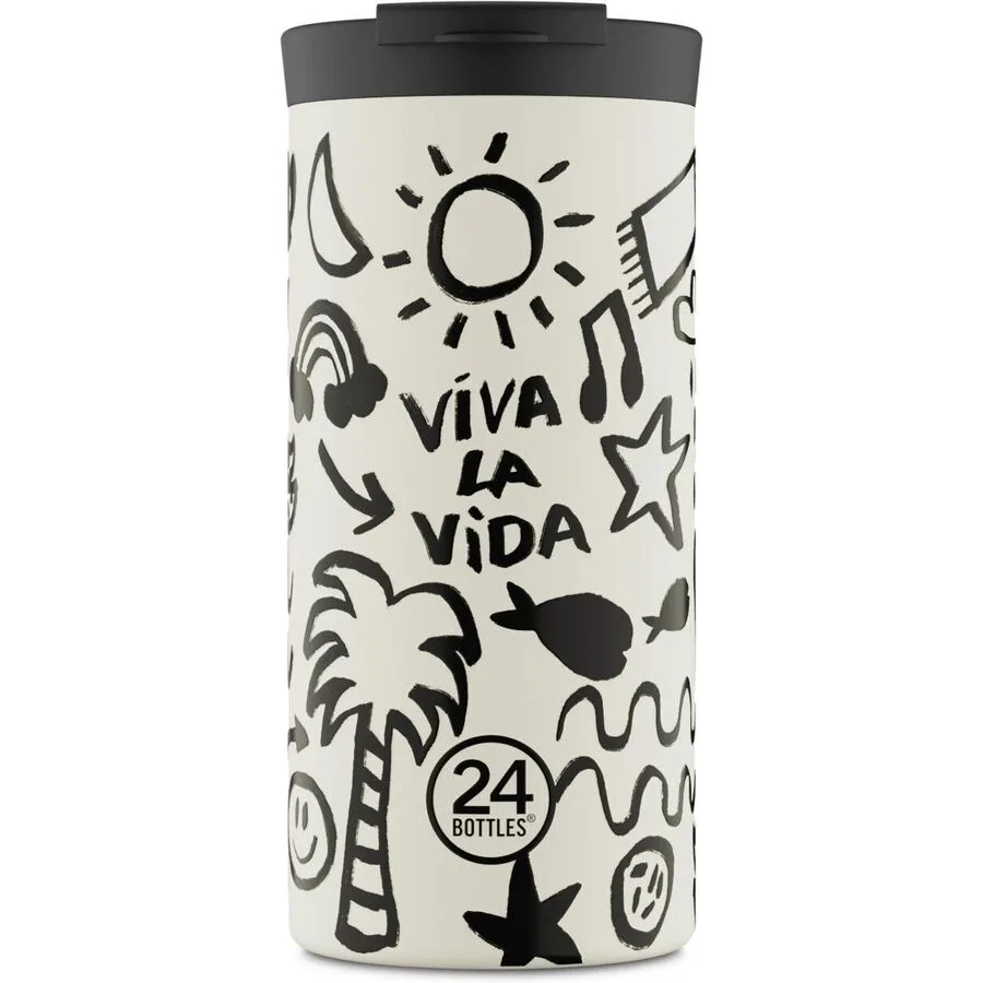 Thermobecher 24 Bottles Viva la Vida H 18 cm 600 ml