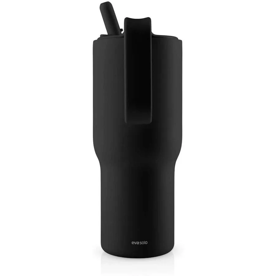 Thermobecher Eva Solo Schwarz Kunststoff/Edelstahl H 25 cm 900 ml