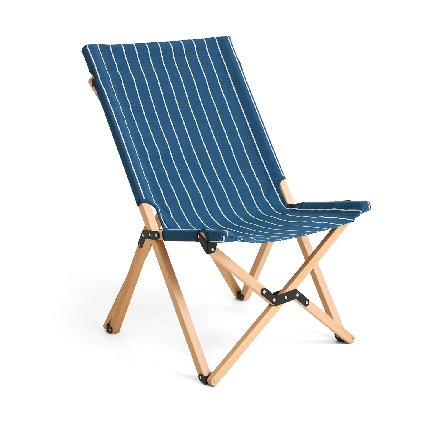 HAY Outdoor Market Klappstuhl Blue-beige