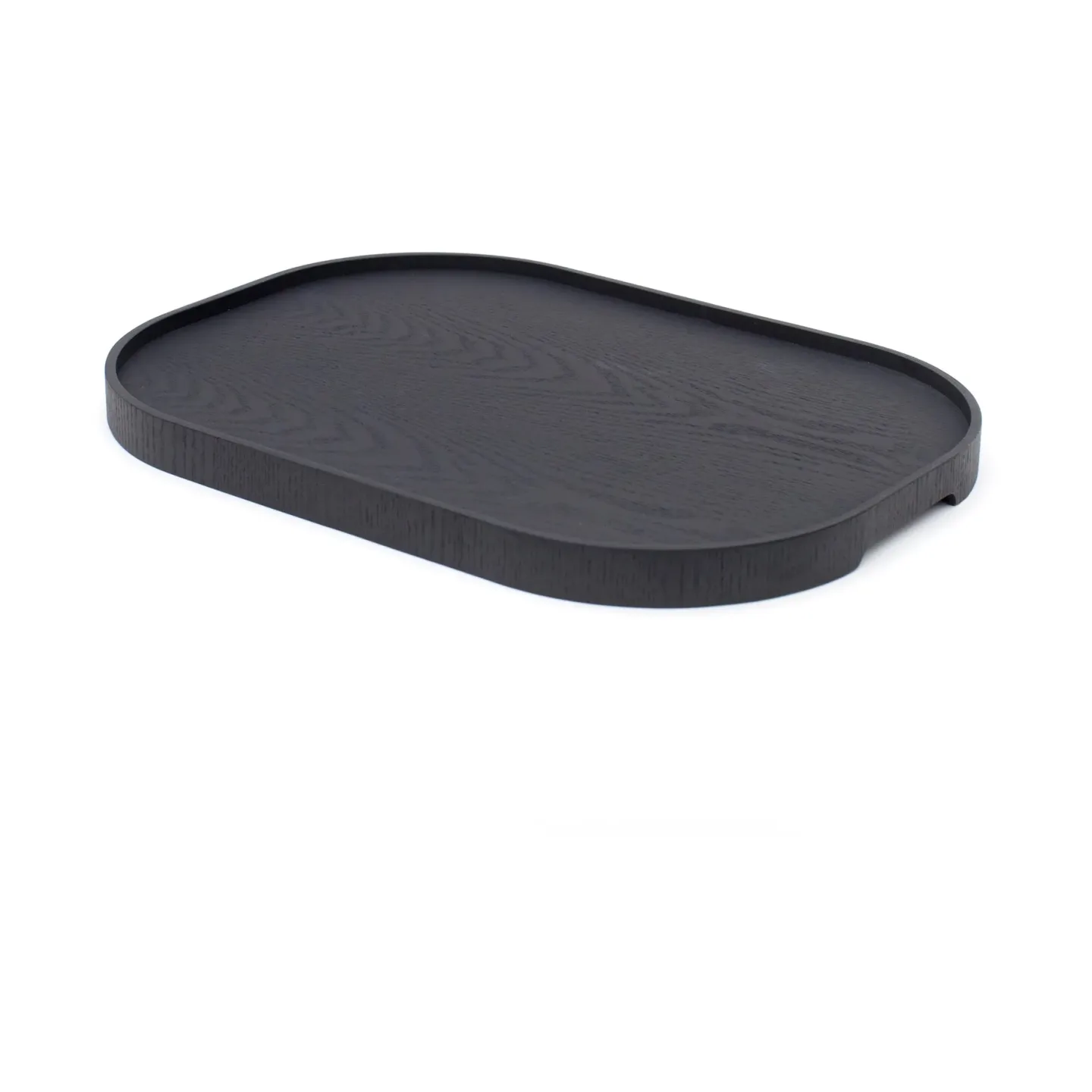 Bosign CurveLine™ Servierplatte Anti-Slip 47x34 cm Schwarze Weide