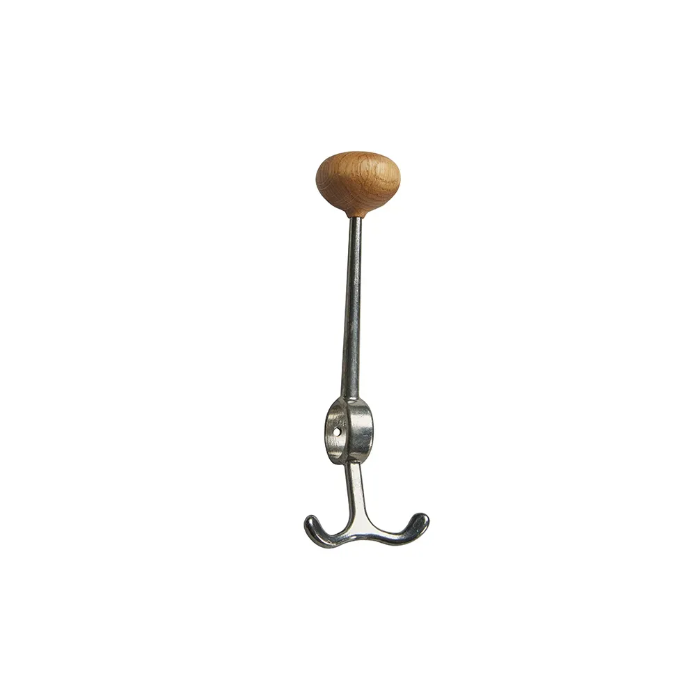 Essem Design Oskar Haken Aluminium, Eichengriff