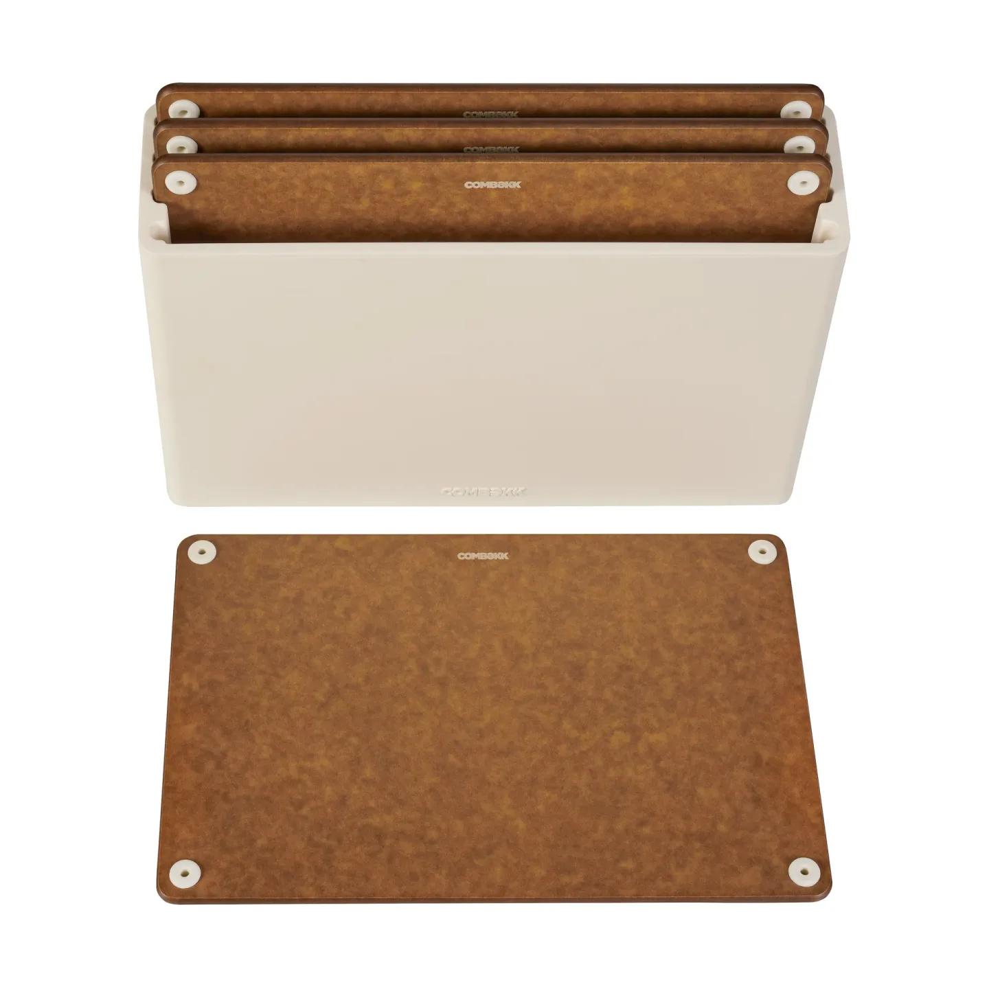 Combekk Combekk Schneidebrett 5-teilig Sand-brown