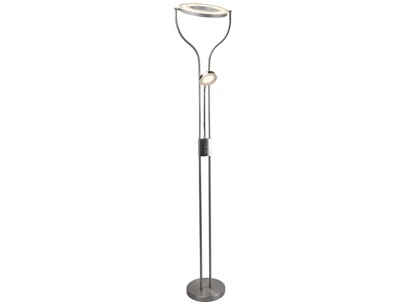 Stehlampe LED MAJOR variable Intensität 180cm 17.5W chrom