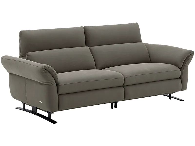 3er Sofa CAMPO DE FIORI OMEGA Echtleder khaki