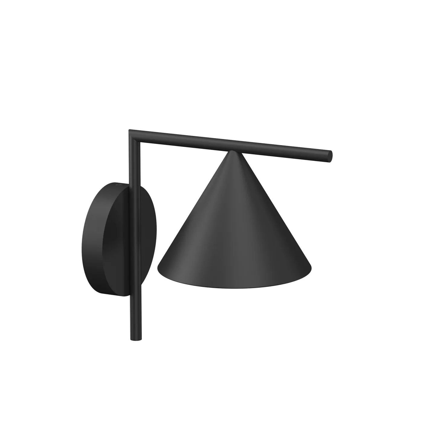 Flos - Captain Flint Wall Outdoor Black - Vägglampor utomhus - Michael Anastassiades - Svart - Metall