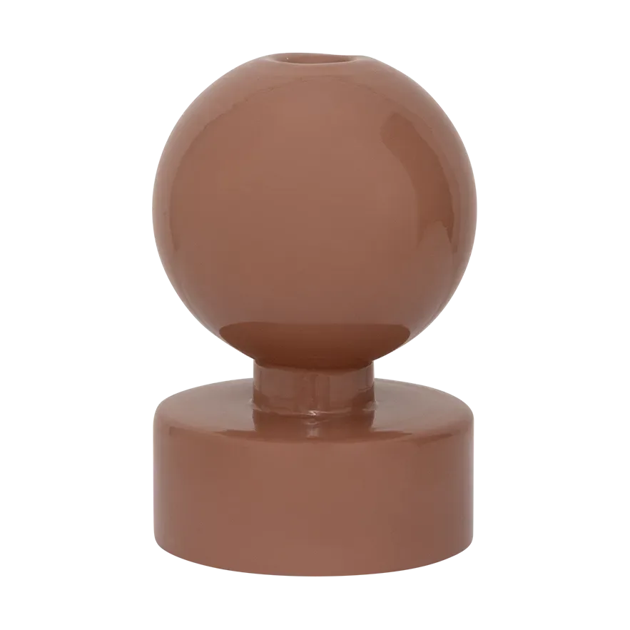 URBAN NATURE CULTURE Pallo B Kerzenhalter 13 cm Cameo brown
