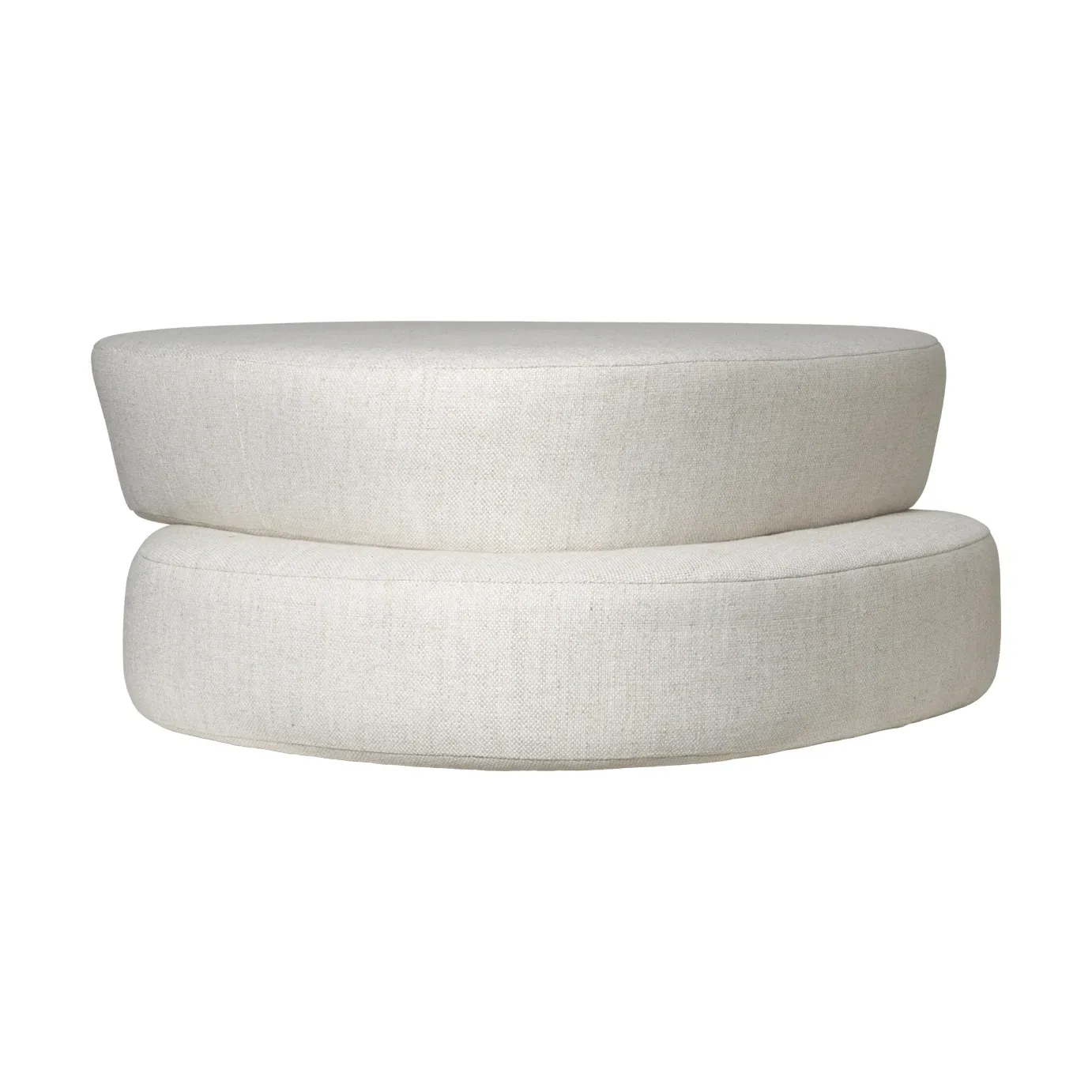 Ferm Living Plyo staple ottoman Off-white