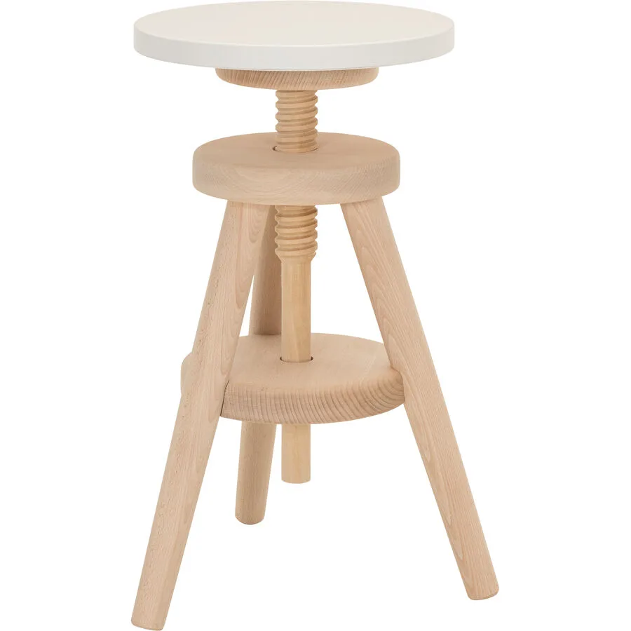 Hocker Elina Natur Buche Massivholz B 30 H 50 cm