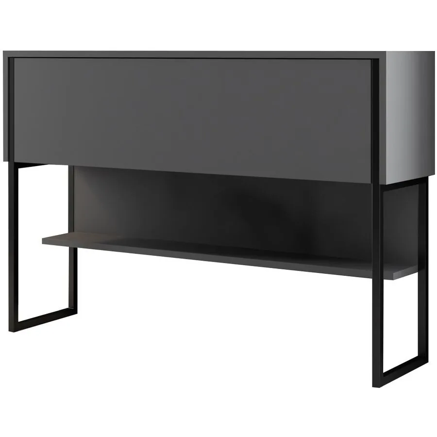 Kommode Yemek schwarz Melamin B 120 H 80 cm