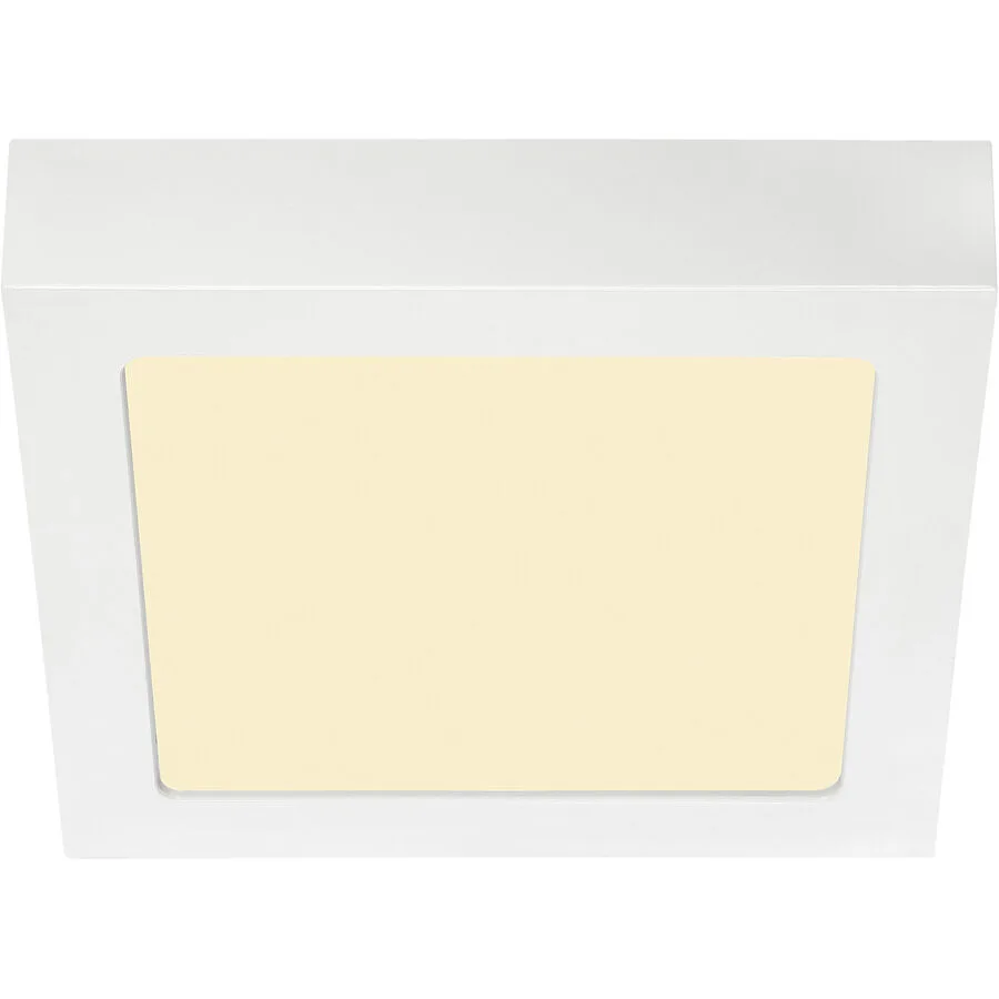 Deckenlampe Cissione Weiss Kunststoff/Metall 17 cm 3 cm - LED - Lichtfarbe: Helles Neutralweiss - Material: Metall/Kunststoff - Deckenlampe- LED