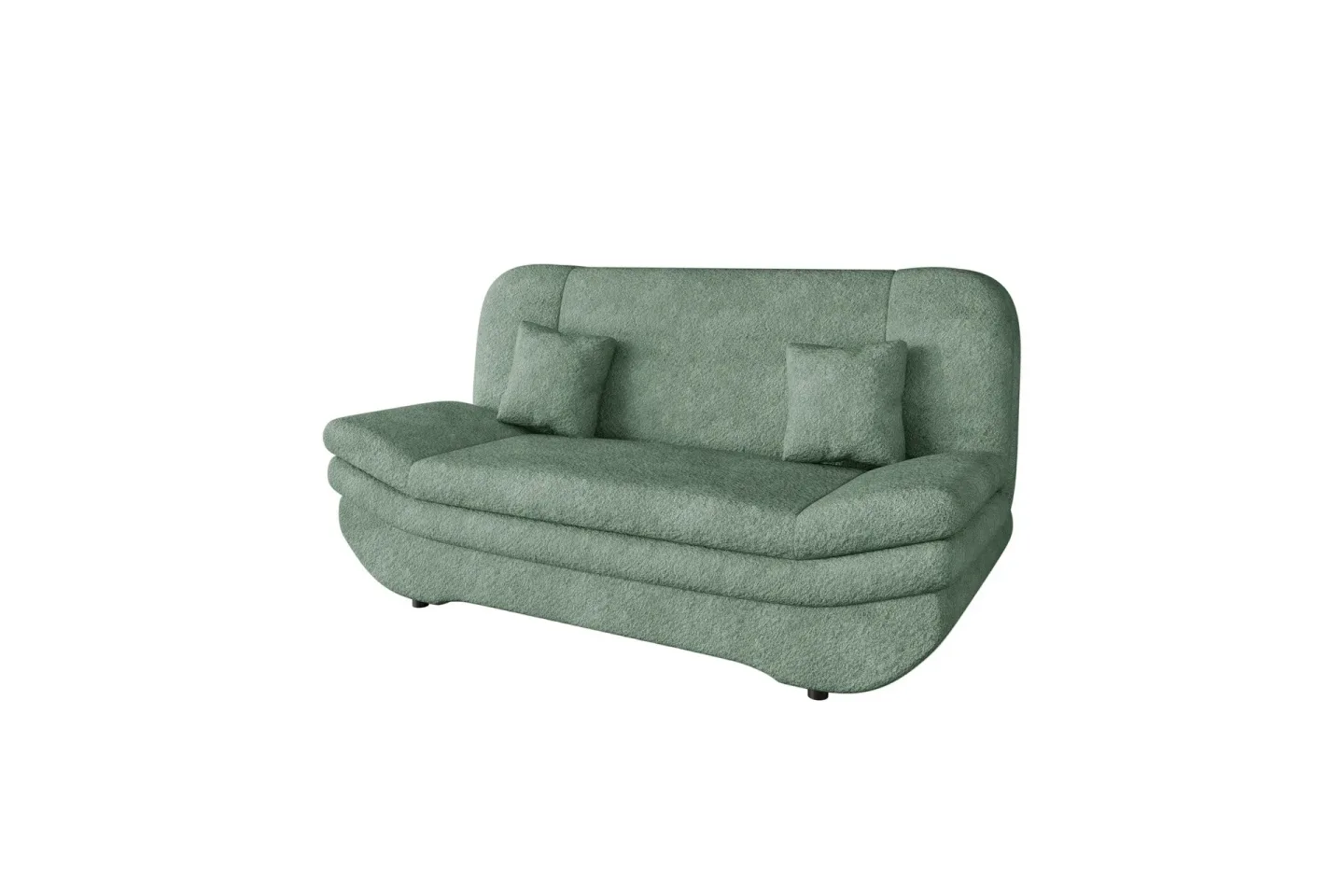 Figurelle Bäddsoffa 2-sits i Bouclé - Grön