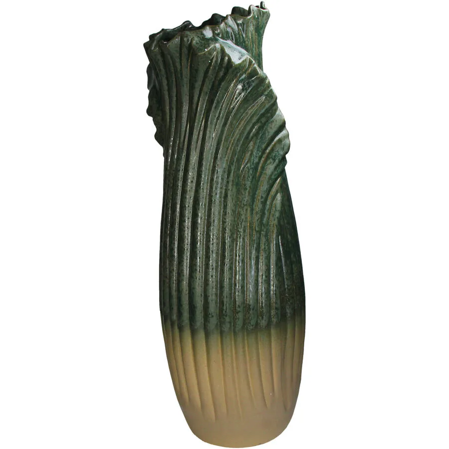 Vase Myko Grün Steingut 78 cm