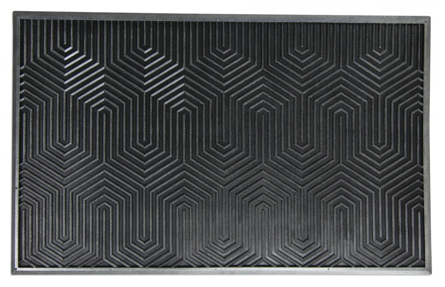 Dørmatte - Rory (sølv) (Størrelse: 45 x 75 cm)