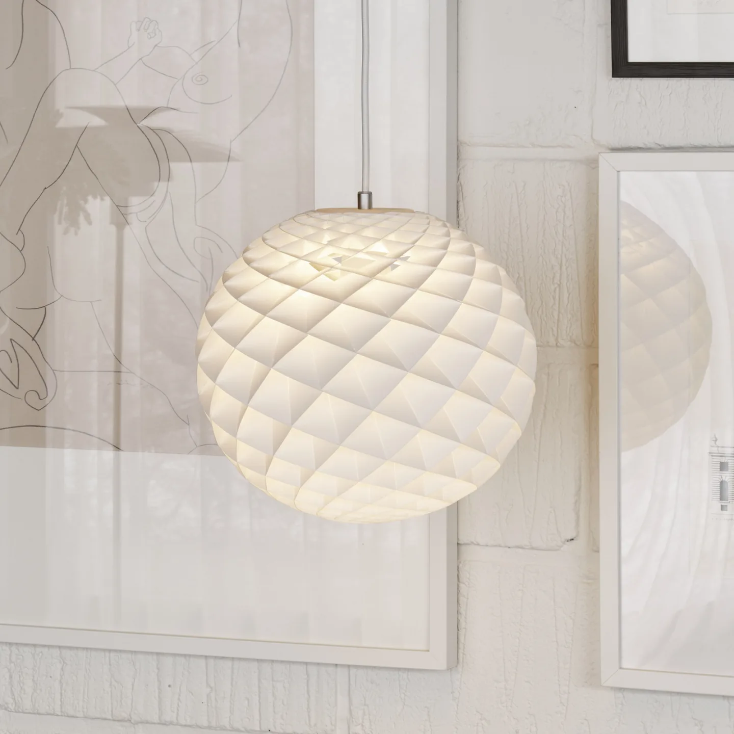 Louis Poulsen Patera pendel Vit Ø30 cm