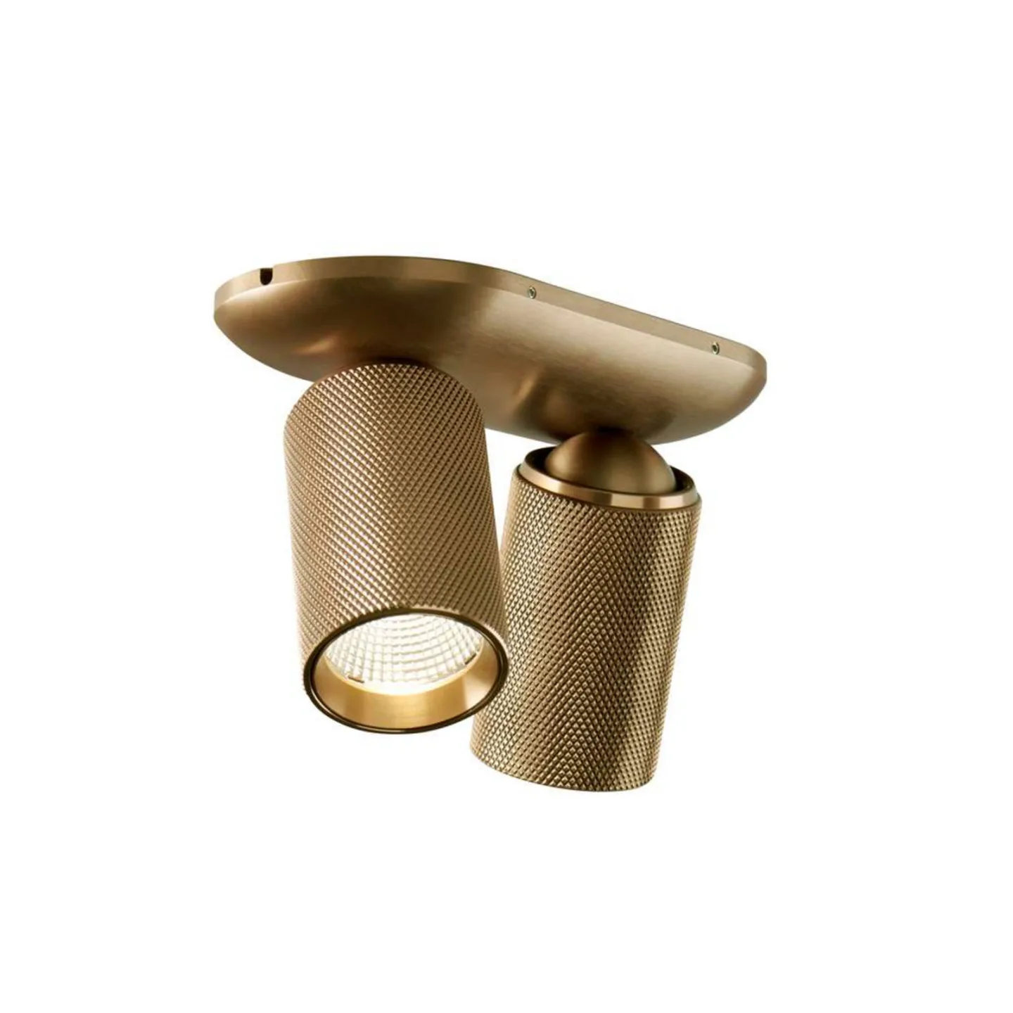 Raw 2 Loftlampe 2700/3000K Brass - LIGHT-POINT - Stue - Aluminium