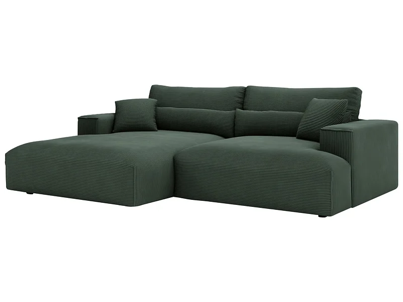 Ecksofa FELICIA Stoff grün