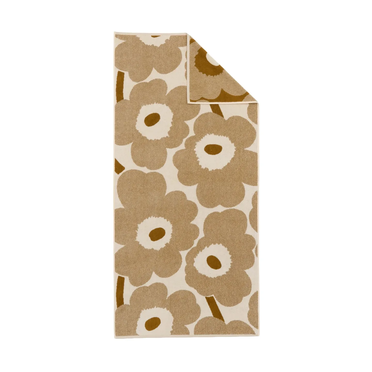 Marimekko Unikko Badetuch 70x150cm Off white-Bronze