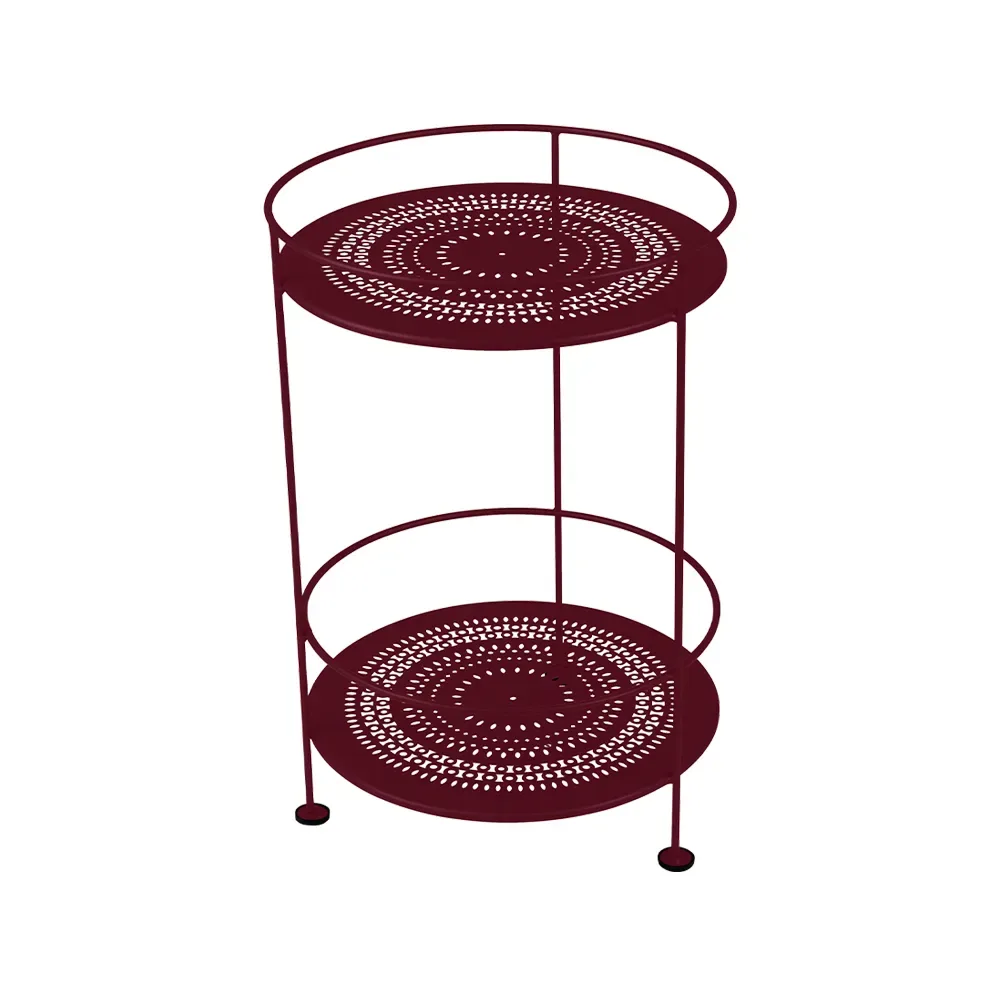 Fermob Guinguette sidobord utan hjul Black cherry (vinröd)