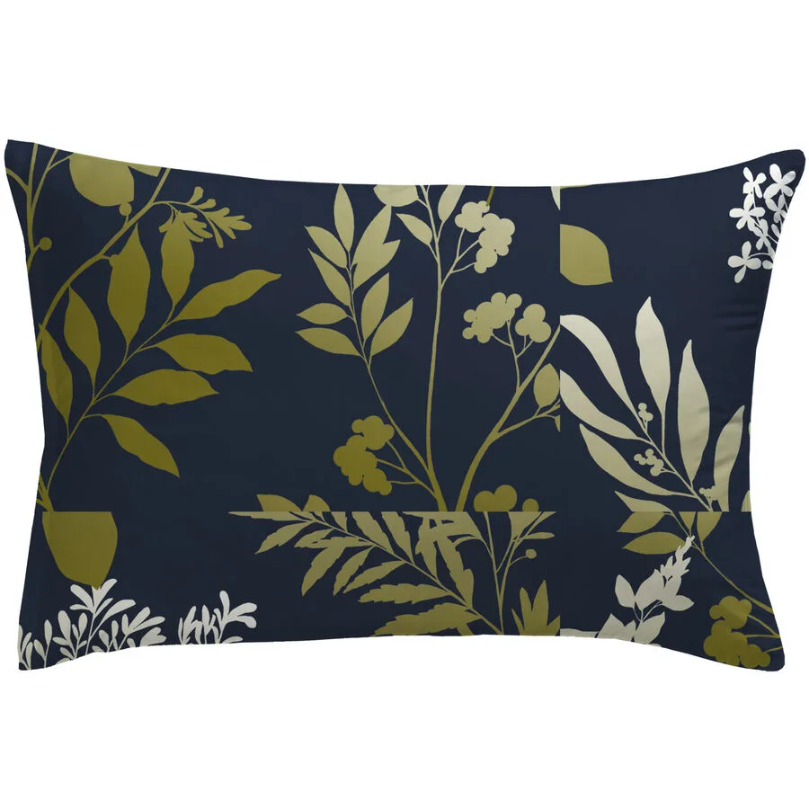 Kissenbezug Miray Grün Baumwolle 65 cm 65 cm - Farbe: moosgrün