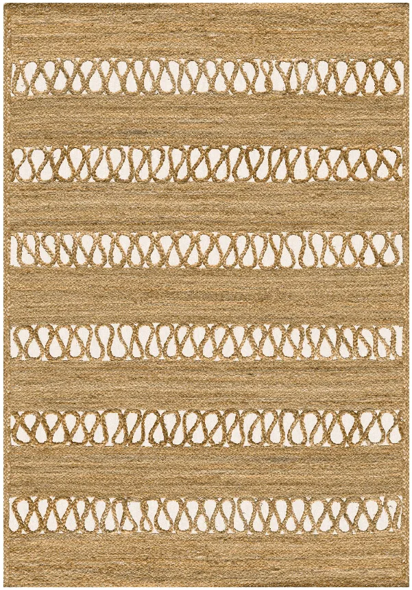 Wilton-teppe - Levie (beige) (Størrelse: 160 x 230 cm)