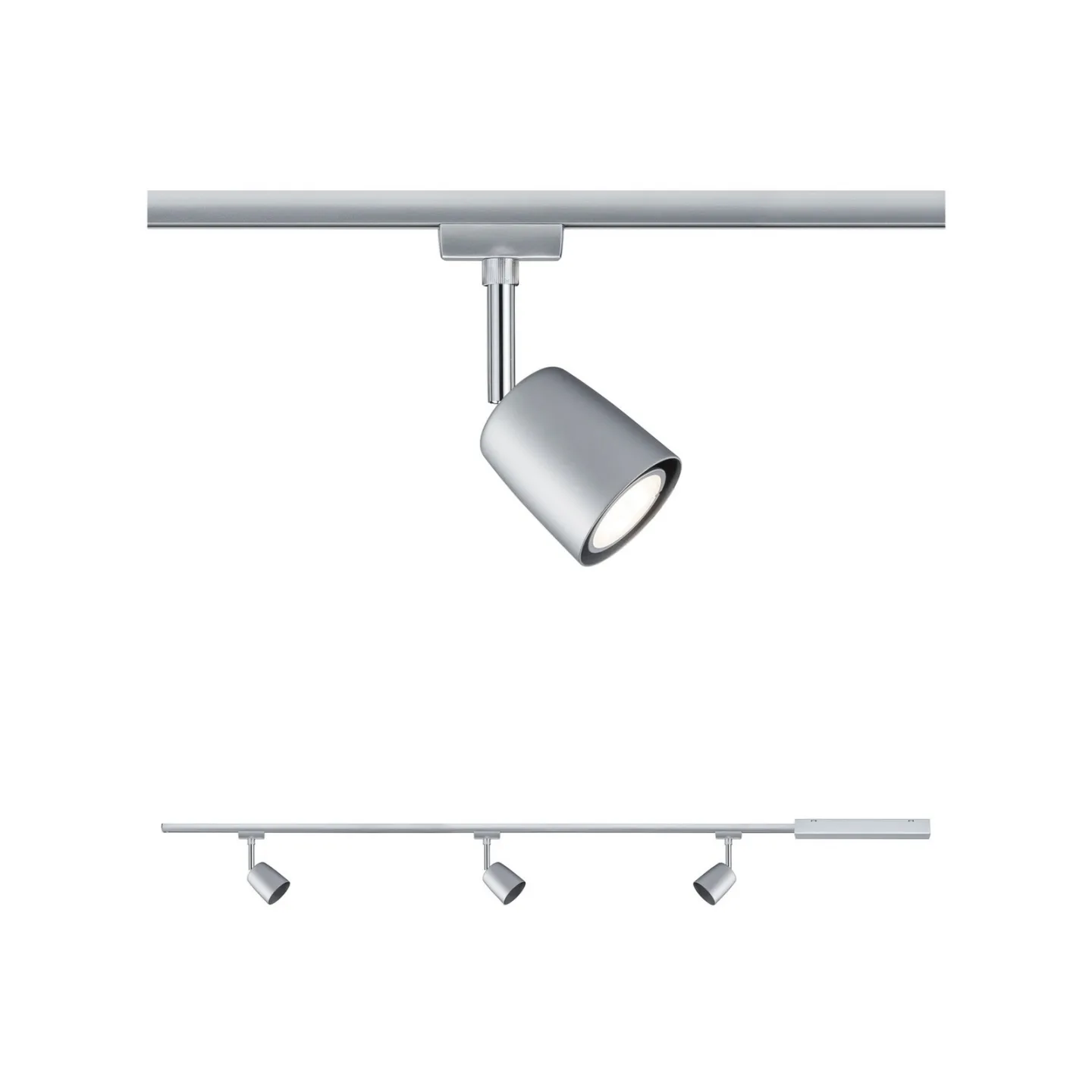 Cover 3 Deckenleuchte Urail-set Chrom - Paulmann - Flurbereich - Modern - Metall - Mehrflammig